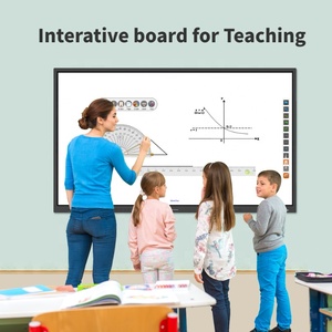 98-inch 4K phẳng Bảng điều chỉnh tương tác dẫn giảng dạy thông minh Bảng ngoài trời video kỹ thuật số biển hiển thị bảng trắng kỹ thuật số - Product Image 4