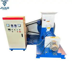 Juao 2024 New Fully Automatic Large Particle Animal Feed Pellet Extruder Aquatic Floating Fish Feed Cat Food Machine