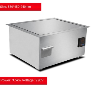 เตาย่างไฟฟ้าขนาด8มม. พื้นผิวกันลื่นทำความสะอาดง่ายสำหรับโรงแรมพายเนื้อ - Product Image 5