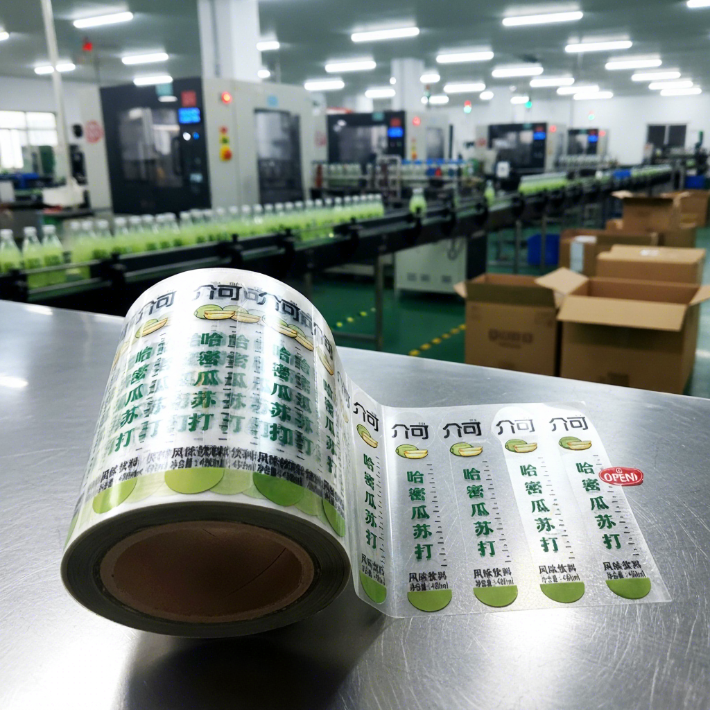 Customized Printed Packaging Stickers Thermal Transfer Transparent Labels