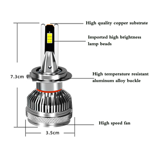 200W 15000lm <span class=keywords><strong>COB</strong></span> Chip tùy biến T70 xe H1 H4 H7 H11 H13 9004 9005 9006 Xe <span class=keywords><strong>LED</strong></span> Đèn pha Bóng đèn - Product Image 5