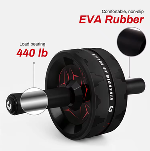 Snbo actualizado 3 en 1 rebote automático cuatro dos codo soporte ABs rueda rodillo con rodillera - Product Image 3