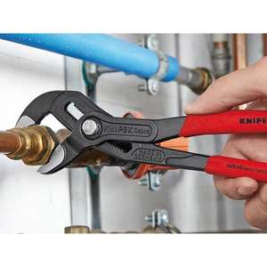 Alicates para bomba de agua Knipex Cobra, atramentizados en gris, para tuberías y tuercas, 250 mm - Product Image 4