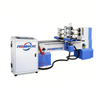Torno CNC de Doble Husillo Jinan Mosencnc con Cuatro Cuchillas 220V/380V, 2 Años de Garantía para Patas de Muebles y Balaustres de Escaleras