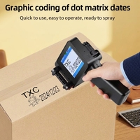 Imprimante jet d'encre portable multi-étiquettes pour gobelets en plastique, codes QR, numéros de lot et dates d'expiration, impression de logo, DIY