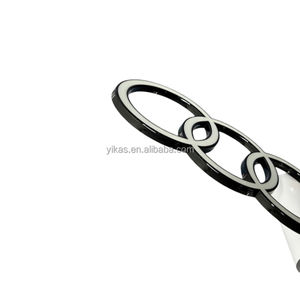 สติกเกอร์สี่แหวนโลโก้สี่ห่วงแบบแบนสีดำและสีเทาขนาด200มม. ใหม่เหมาะสำหรับ RSQ8 <span class=keywords><strong>Q8</strong></span>สติกเกอร์ติดกระเป๋า A4 Q7และ A6 - Product Image 4