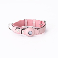 Collar Inteligente Para Perro Con Airtag Y GPS, Ajustable, Disponible Para Venta Al Por Mayor, Diseño Personalizado De Lujo En Cuero Reciclado Para Paseo De Mascotas