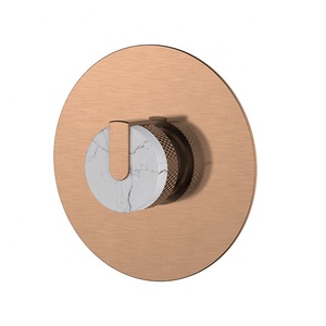 Chức Năng Mới Brushed Gold Gắn Tường Đơn Lever Phòng Tắm Vòi Brass Vòi Hoa Sen Mixer - Product Image 4