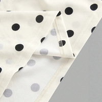 Robe mini plissée à pois vintage pour femmes, col halter, style printemps