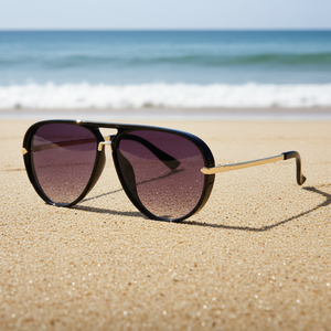 Gafas de Sol Unisex de Diseño con Logotipo Personalizado, Tendencias 2026, Montura Metálica, Protección UV, para Hombre y Mujer - Product Image 1