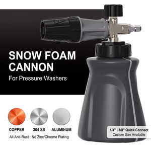 Lance à mousse transparente OEM 1L en PP, canon à mousse, raccord rapide 1/4, buse réglable, pour le detailing automobile <span class=keywords><strong>Karcher</strong></span> K2 <span class=keywords><strong>K3</strong></span> K5 K7 Parkside - Product Image 1