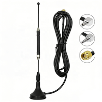 Antena Exterior 4G de Alta Calidad, Antena Omnidireccional Externa LTE con Montaje en Bucle, 5dbi 7dbi Wifi SMA con Base Magnética