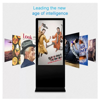 Affichage numérique LED Totem, montage mural, écran carré, publicité vidéo HD, lecteur publicitaire LCD ultra fin, personnalisable 2 Go