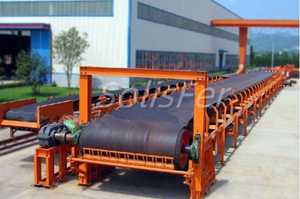 Transportador portátil duradero de acero al carbono de goma móvil de velocidad ajustable, rueda de freno fácil de limpiar, moldeo por inyección conveniente - Product Image 4