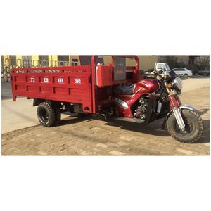 Triciclo de Carga con Motor de 200cc Refrigerado por Agua, 5 Ruedas, Volquete Doble, Neumáticos de 12'', Suministro de Fábrica - Product Image 6