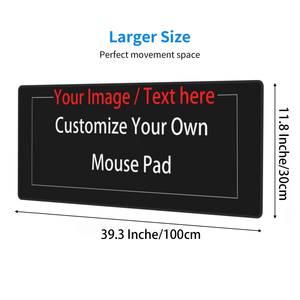 Biểu Tượng Tùy Chỉnh 25*30*3Cm Cao Su Chuột Chơi Game Pad Không Thấm Nước Bàn Phím Mịn Miếng Đệm Chuột Máy Tính Phụ Kiện Trong Kho - Product Image 2