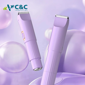 <span class=keywords><strong>Rasoir</strong></span> électrique rechargeable pour femmes, confortable et pratique, <span class=keywords><strong>rasoir</strong></span> 2-en-1 pour la zone pubienne et le bikini - Product Image 5