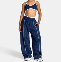 Ensemble de yoga et Pilates taille haute uni sans couture, avec soutien-gorge et pantalon, séchage rapide, sensation seconde peau, 2 pièces