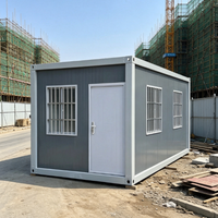 Maison préfabriquée moderne en conteneur, économique et isolée, pour dortoir de travailleurs