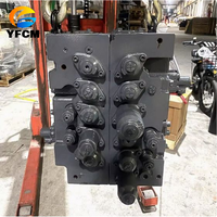 Pièces d'excavatrice pour XCMG XE200D205/215/235/245/265, distributeur de vanne de distribution d'huile hydraulique, vanne multi-voies