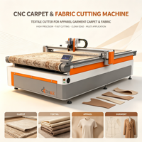 Machine de découpe automatique de tissu CNC personnalisée, découpeuse textile numérique à plat pour atelier de confection et découpe de cuir