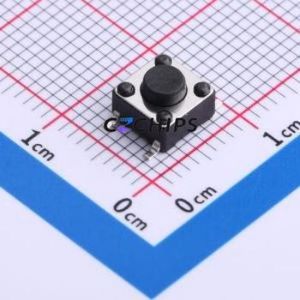 YTS1R0030ABG00 Tactile Switch SMD-4P,6x6mm Switch ( Operating Force: 1N )( Switch Length: 6mm )( Switch Width: 6mm ) - Product Image 1
