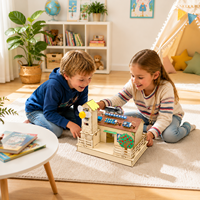 Kits de Robótica Zetok para Niños, Kit Educativo de Granja Inteligente DIY, Puzles 3D Programables con Código Visual para Educación y Maker Boards