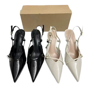 Chaussures de <span class=keywords><strong>mariage</strong></span> d'été et d'automne à talon fin de 6 cm, style Baotou, confortables et polyvalentes, <span class=keywords><strong>grande</strong></span> <span class=keywords><strong>taille</strong></span>, pour <span class=keywords><strong>femme</strong></span> - Product Image 1