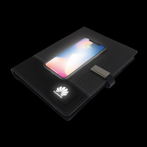 2024 OEM Logo Regalo de Año Nuevo Tamaño A5 Notebook de carga con unidad flash USB 8000mAh + 16GB para <span class=keywords><strong>negocios</strong></span> para oficina para promoción - Product Image 3