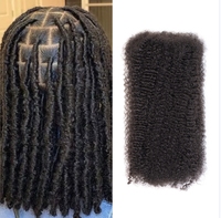 Gros Emballage Cheveux Humains Afro Crépus en Vrac pour Locs Extensions Tressage Crochet Dreadlocks 100% Cheveux Humains Cheveux Humains