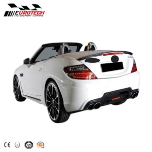 Haute qualité SLK55 Bodykit <span class=keywords><strong>AM</strong></span> G Style SLK55 jupes latérales de pare-chocs avant pour R172 Style 2013-2016 ans - Product Image 2