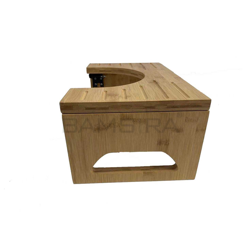 Высококачественный бамбуковый складной стул для ванной комнаты