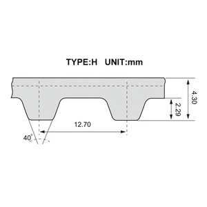 Vành đai ổ đĩa tốc độ cao rubbet vành đai thời gian hình thang răng vành đai mxl XXL XL L H XH xxh - Product Image 3