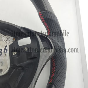 Nuevo Volante Deportivo de Fibra de Carbono y Cuero Perforado para BMW Serie 3 E90 E92 E93 - Product Image 6
