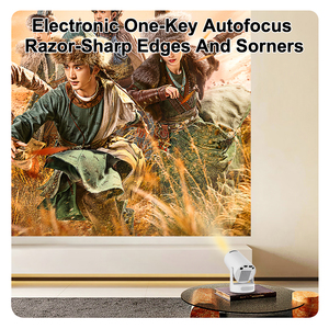Fábrica al por mayor Dazzler Pocket Projector HY300 Ultra Led Pantalla al aire libre 150 pulgadas <span class=keywords><strong>Mini</strong></span> proyector 4K Android Smart <span class=keywords><strong>Bluetooth</strong></span> Wifi - Product Image 5
