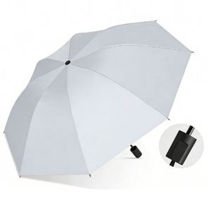 Parasol de soleil manuel et automatique, pliable, portable, pour voyage, extérieur, anti-UV, parapluie de pluie - Product Image 3