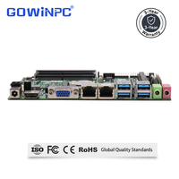 Host de Control Industrial Confiable, Intel Core I7-7500U/I3-7100U, DDR4, Nuevo, Encendido Automático, Refrigeración por Ventilador, Carcasa de Aleación de Aluminio