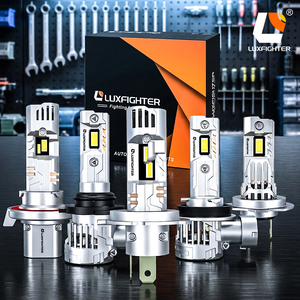 Luxfighter Q66 ad Alta Potenza 90W 9600lm H4 <span class=keywords><strong>H7</strong></span> H11 <span class=keywords><strong>Mini</strong></span> F30 C6s Fari a LED per Auto, Moto e Camion - Product Image 1