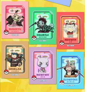 Tarjetas Coleccionables de Pokémon y Demon Slayer, Set de Polaroids, Tarjetas Raras de Anime Japonés, Pikachu, Gengar, Tarjetas Desprendibles con Fotos, Juguete para Niños - Product Image 3