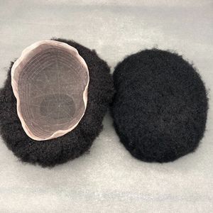 <span class=keywords><strong>Peluca</strong></span> Afro para <span class=keywords><strong>Hombre</strong></span> Africano con Ondas y Rizos de 2MM/4MM, Base de PU Completa, Color OMBRE, Cabello Corto, Cabello Real - Product Image 3