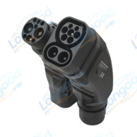 Adaptateur EV Longood pas cher CCS2 vers GBT 300KW CE pour véhicules électriques chinois BYD TANG SONG HAN, charge rapide sur chargeur CCS2 DC