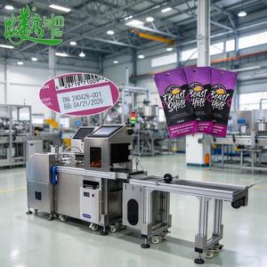 Machine de codage laser automatique avec pagination, positionnement visuel, détection de codes QR, codes-barres et dates de fabrication pour sacs en plastique et cartes en papier - Product Image 1