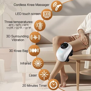 Fisioterapia Térmica Eléctrica con Control Táctil LCD, Compresión de Aire para Piernas y Rodillas, Vibración, Calor, Alivio del Dolor Corporal y de Pies - Product Image 4