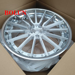 Jantes de voiture forgées de haute qualité en 2 parties, 19, 20, 22 pouces, pour Maserati Ghibli Grecale, McLaren GTS 720S, <span class=keywords><strong>BMW</strong></span> <span class=keywords><strong>M550d</strong></span> M4, Mercedes Benz E63 - Product Image 3