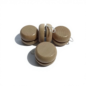 <span class=keywords><strong>Yo</strong></span>-Yos en bois massif écologiques personnalisés, jouet classique miniature pour enfants - Product Image 1