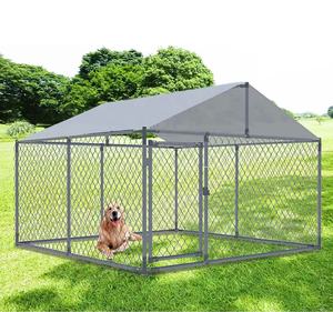 กรงสัตว์เลี้ยง/กรงสุนัขกลางแจ้ง ตาข่ายโลหะ ราคาถูก ขนาด 2x2ม. 3x3ม. - Product Image 4