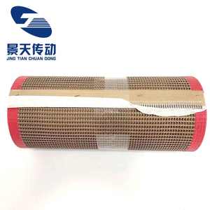 Jingtian Ptfe kaplı isıya dayanıklı kumaş 1 yıl garanti ile gıda ve içecek endüstrisi için örgülü konveyör bant - Product Image 1