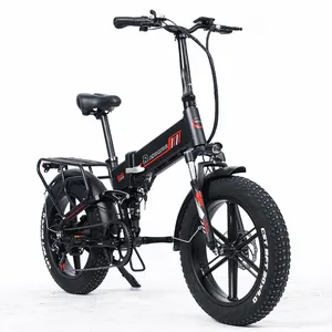 האיחוד האירופי מחסן מתקפל ebike 48v 1000w שלג חשמלי אופניים שומן צמיג אופני הרים חשמליים