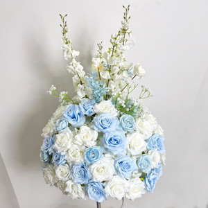 L-055 Ramo de Flores Artificiales para Decoración de Fondo de Escenario, Centro de Mesa para Bodas y Hogar - Product Image 5