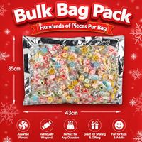 Kerstmis Gemengde Harde Snoepjes 2,5KG Bulkverpakking Meerdere Feestdagenmotieven voor Supermarkt Seizoensgebonden Snoepgoed Aanbieding